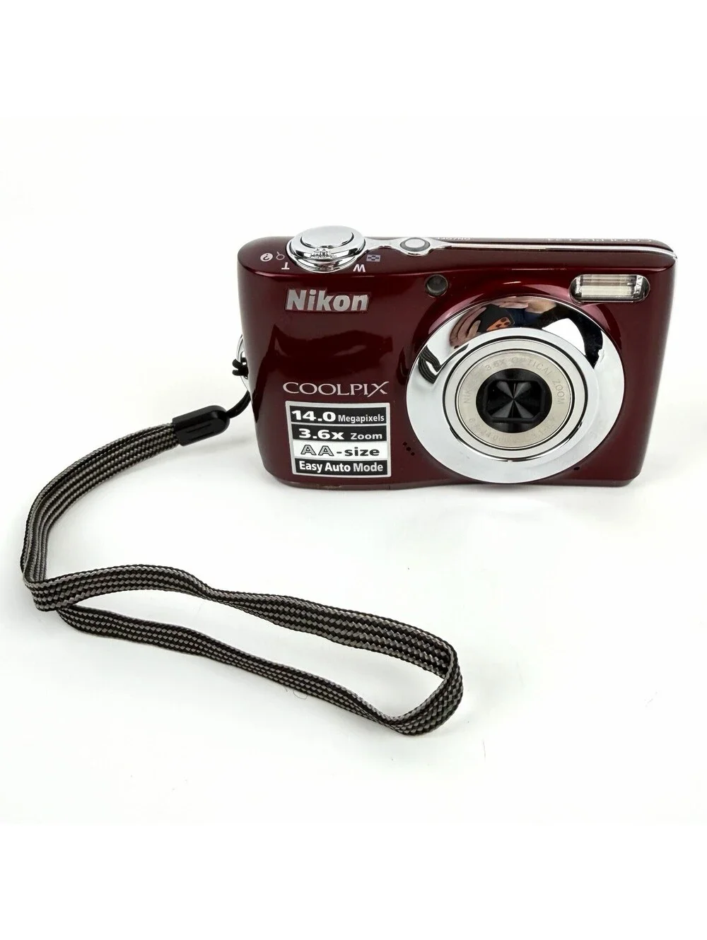 Nikon Coolpix L24 14.0MP Red Digital Camera Read Desc Parts/Repair